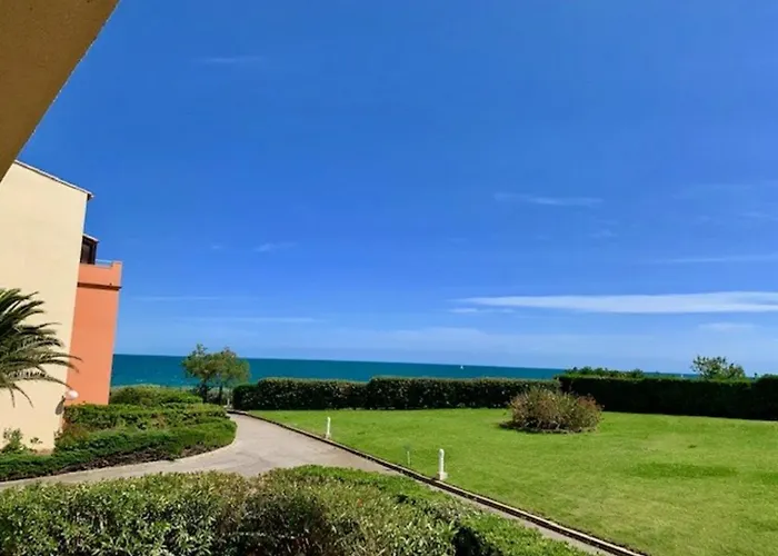 T2 Climatise Avec Piscine Et Parking A 20m De La Mer, Pour 5 Pers - Fr-1-607-100 شقة آجد