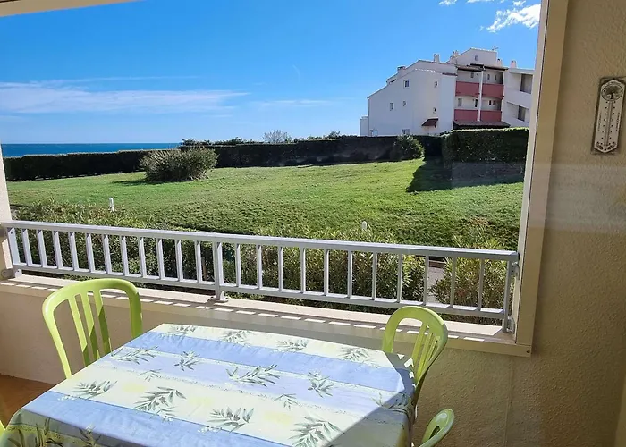 T2 Climatise Avec Piscine Et Parking A 20m De La Mer, Pour 5 Pers - Fr-1-607-100 شقة آجد